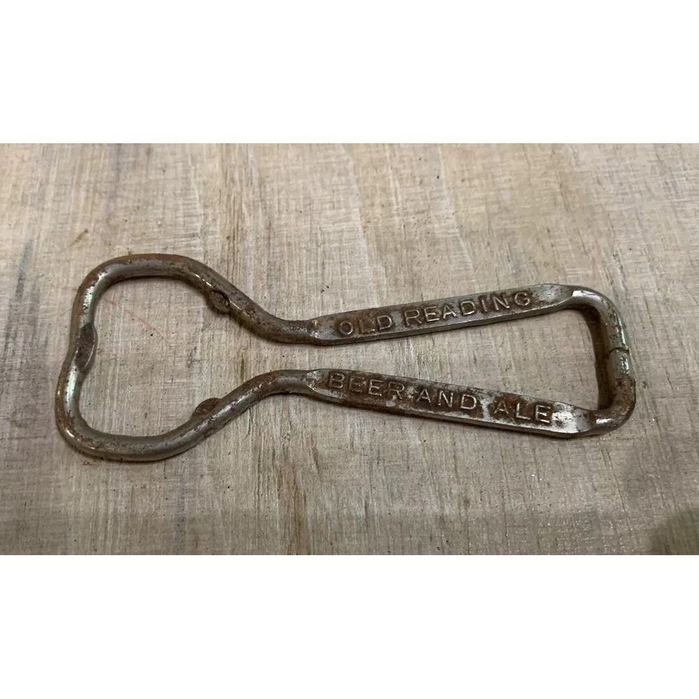 Vintage Bottle Opener Old Reading Beer Ale Pale Reserve Berkshire Vaughn Chicago